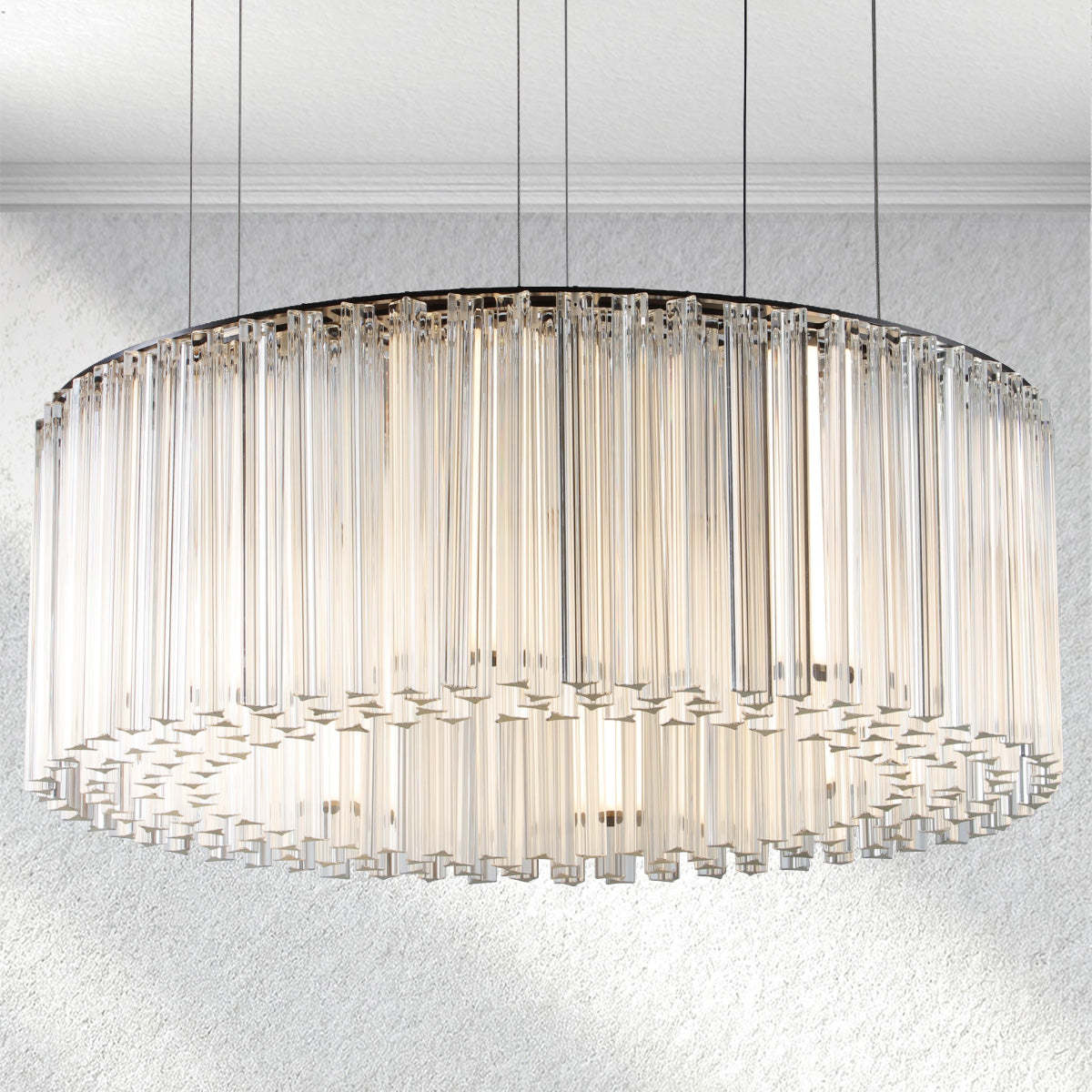 Carey Rainfall Round Chandelier