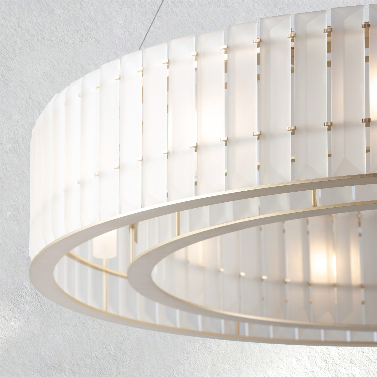 Carey Parallel Round Chandelier-Fullstarlighting