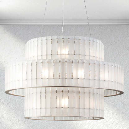 Carey Parallel Round Chandelier-Fullstarlighting