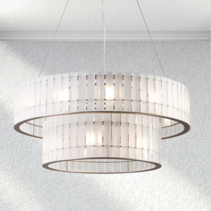 Carey Parallel Round Chandelier-Fullstarlighting