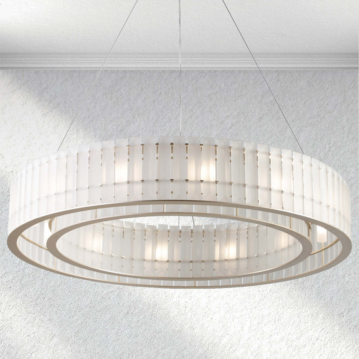 Carey Parallel Round Chandelier