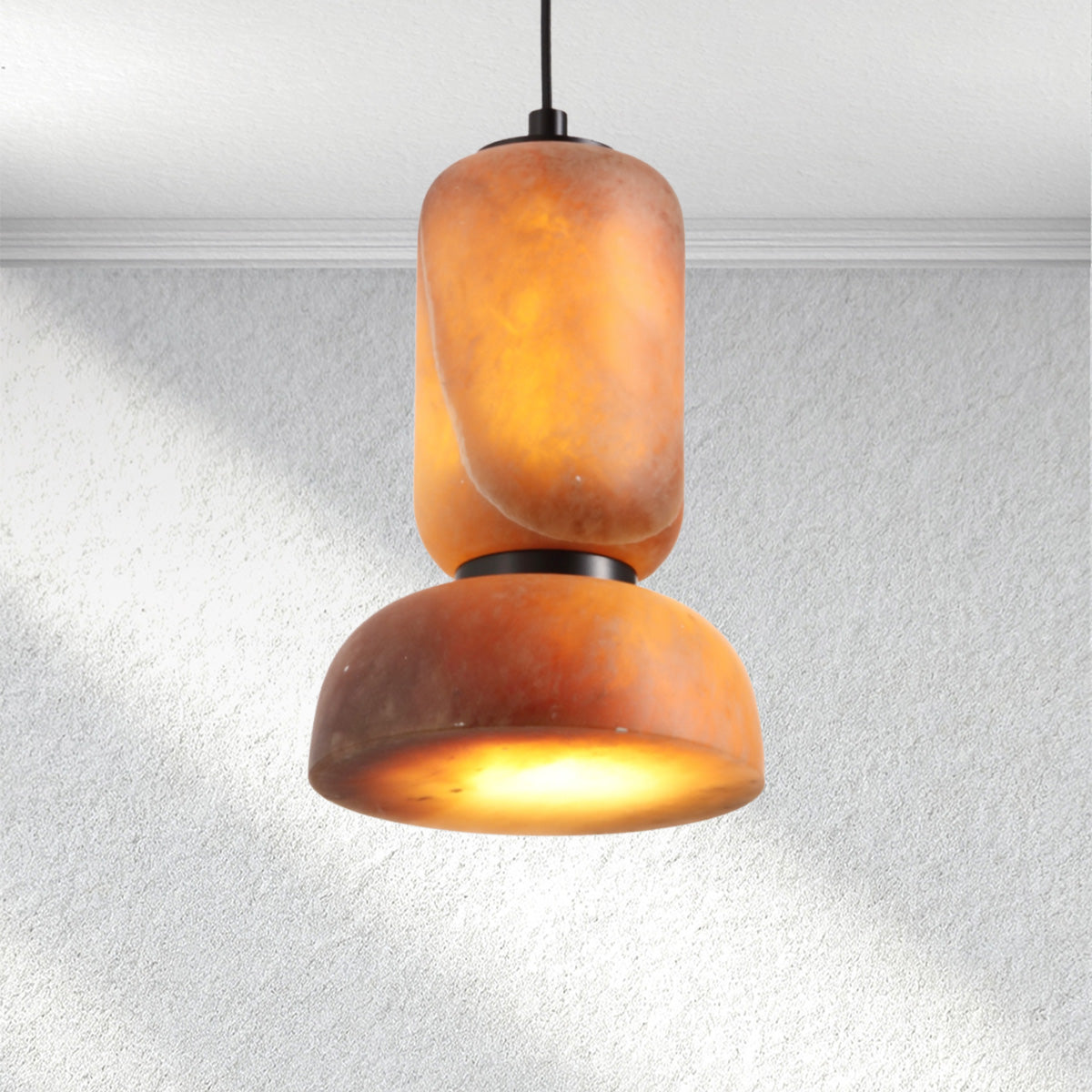 Carey Eterna Vertical Alabaster Pendant-Fullstarlighting