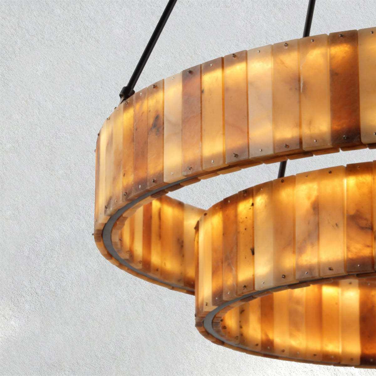 Carey Eterna Alabaster Round Chandelier