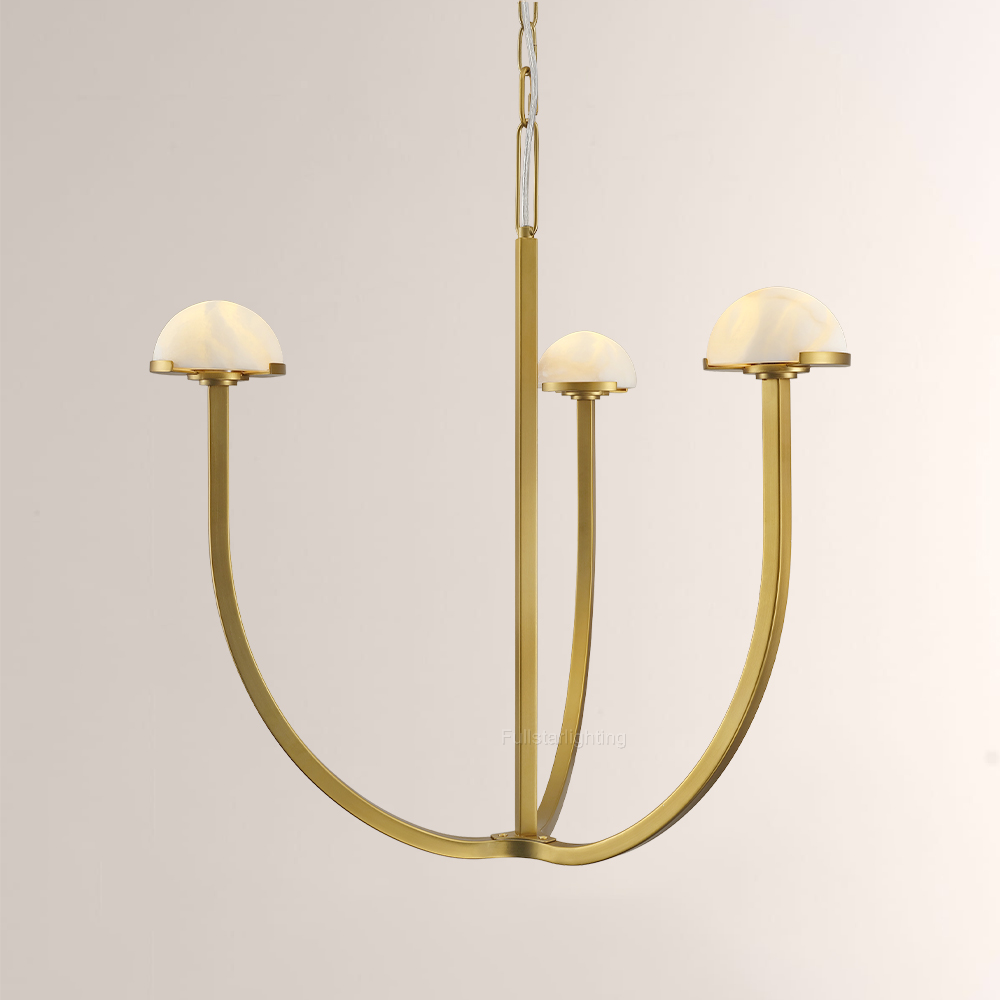 Pedra Round Chandelier 24"-Fullstarlighting