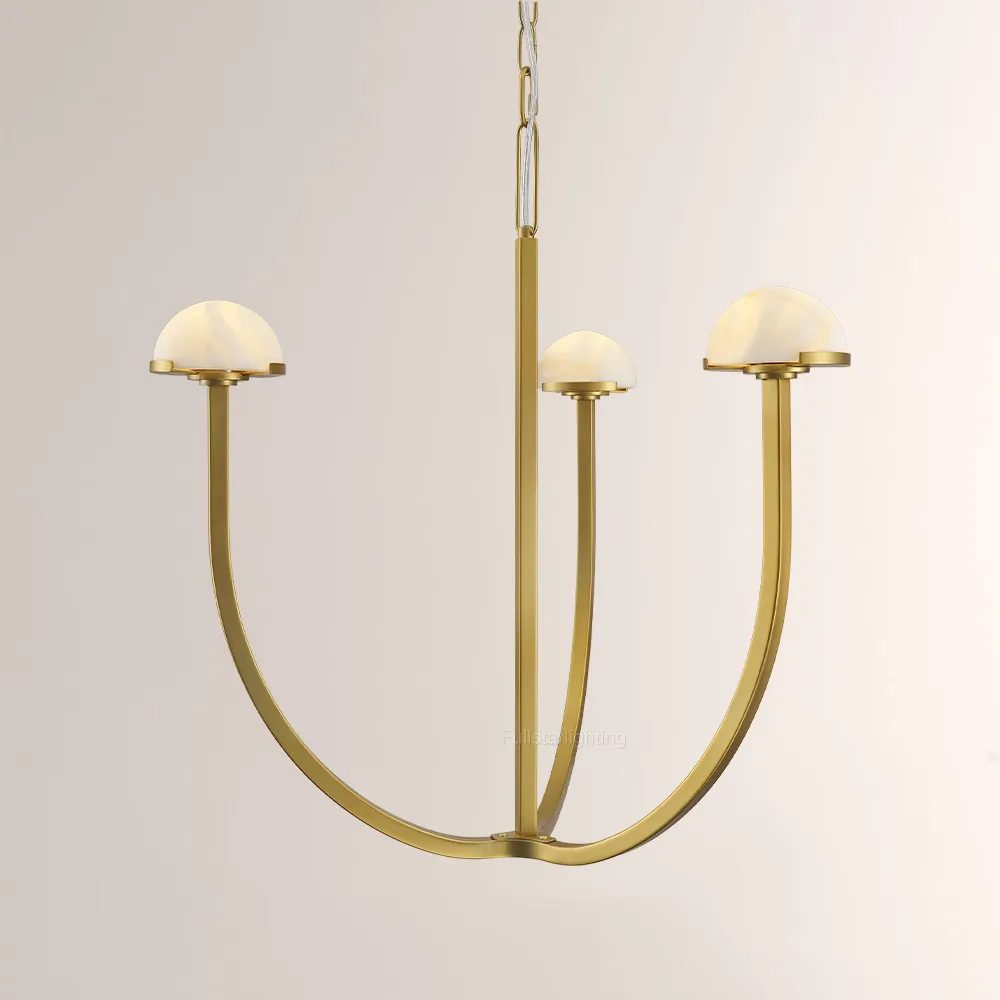 Pedra Round Chandelier 24"-Fullstarlighting