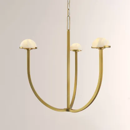 Pedra Round Chandelier 24"-Fullstarlighting