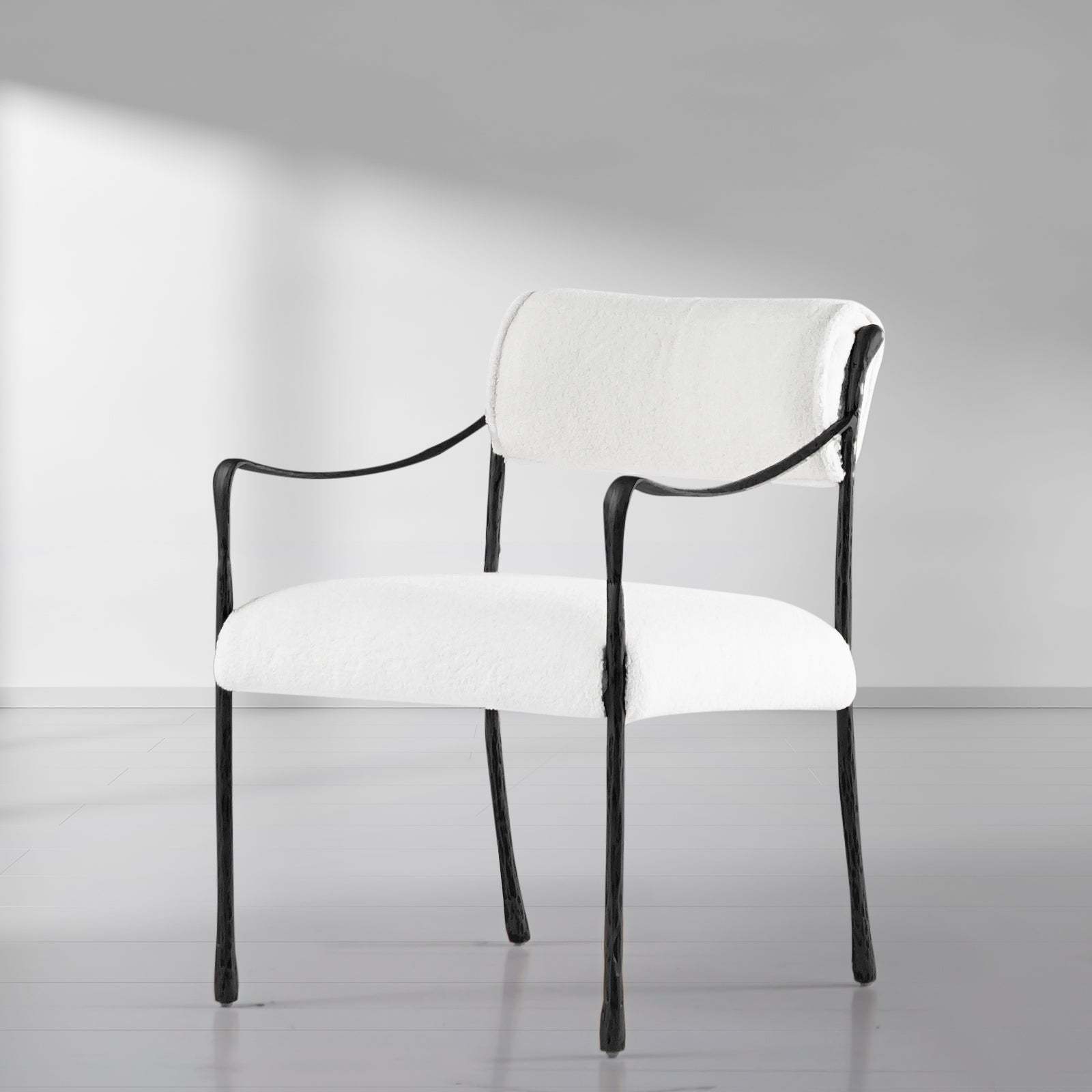 Thaddeus Retro Copper Iron Frame Dining Chair