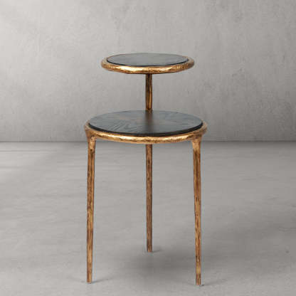 Thaddeus Tiered Accent Table-Fullstarlighting