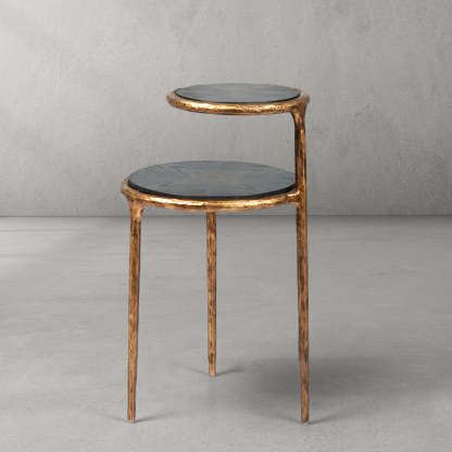 Thaddeus Tiered Accent Table-Fullstarlighting
