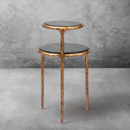 Thaddeus Tiered Accent Table-Fullstarlighting
