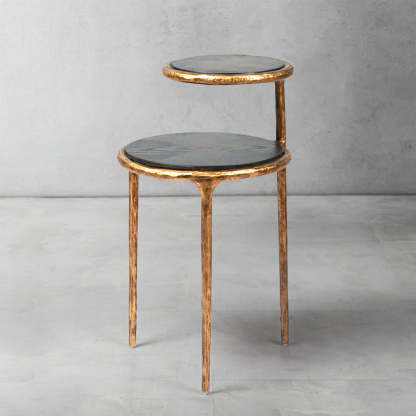Thaddeus Tiered Accent Table-Fullstarlighting