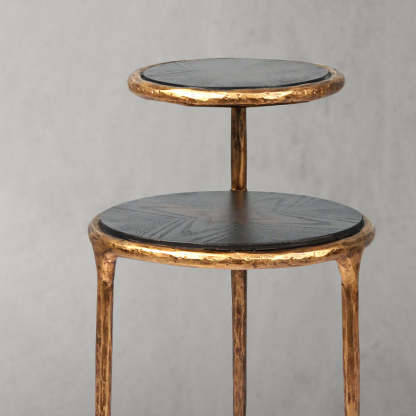 Thaddeus Tiered Accent Table-Fullstarlighting