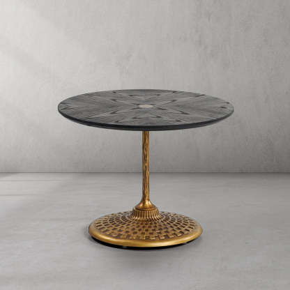 Thaddeus Wooden Side Table-Fullstarlighting