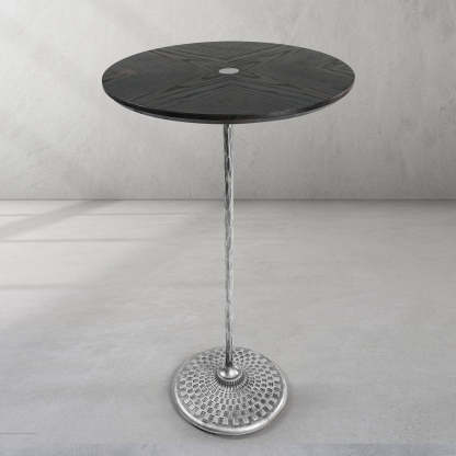 Thaddeus Wooden Side Table-Fullstarlighting