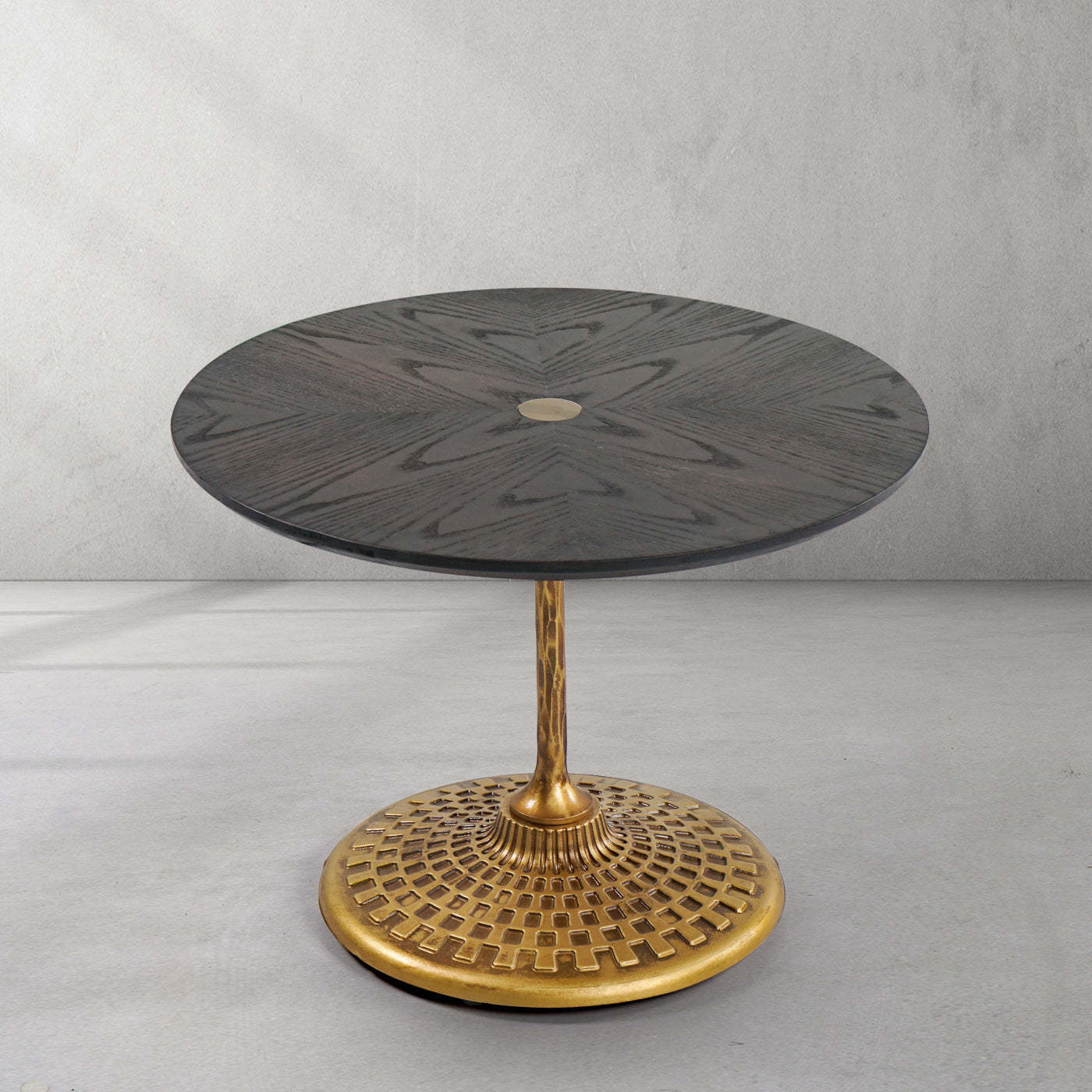 Thaddeus Wooden Side Table-Fullstarlighting