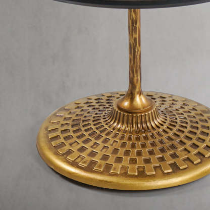 Thaddeus Wooden Side Table-Fullstarlighting