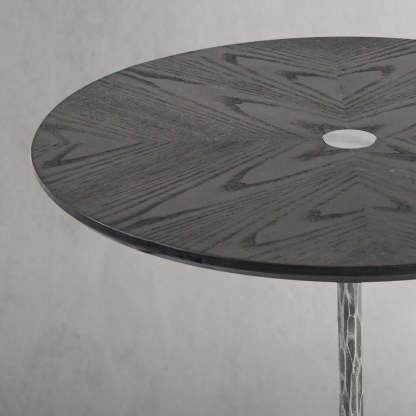 Thaddeus Wooden Side Table-Fullstarlighting