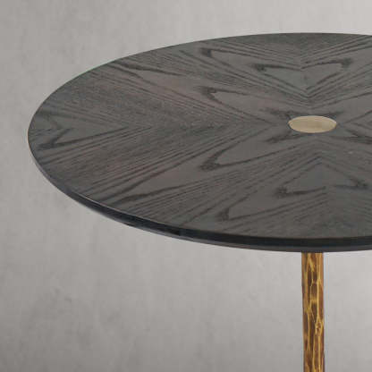 Thaddeus Wooden Side Table-Fullstarlighting