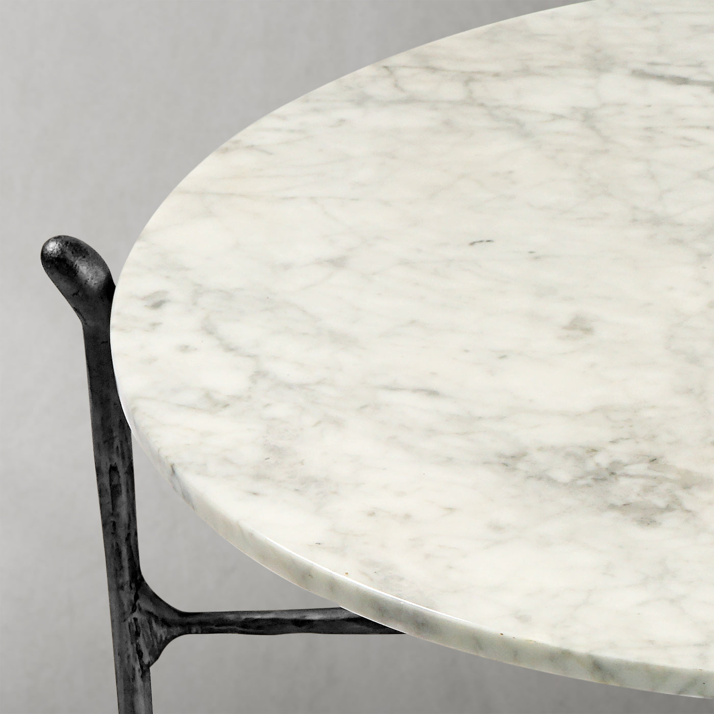 Thaddeus Round Horn Marble Coffee Table & Side Table-Fullstarlighting