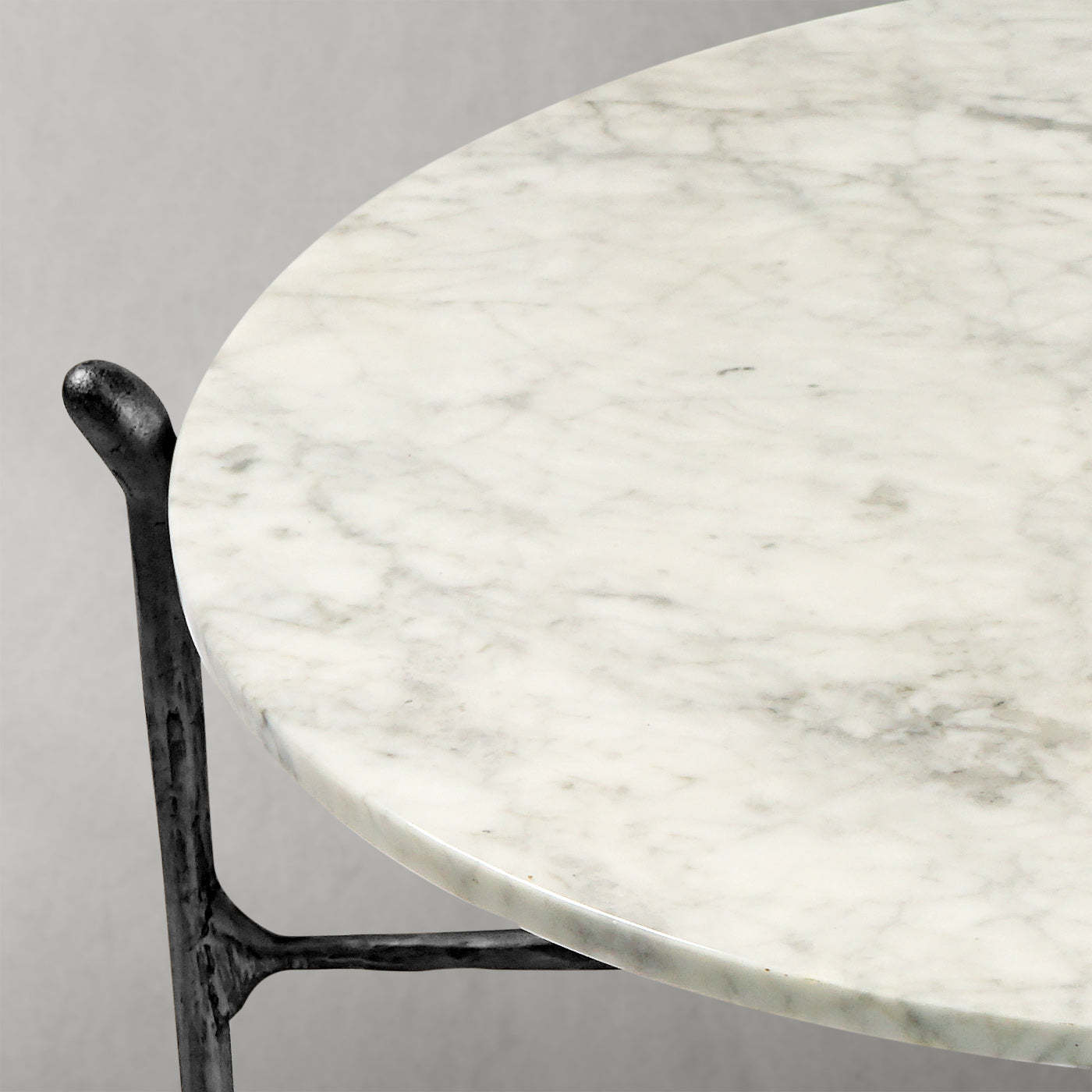 Thaddeus Round Horn Marble Coffee Table & Side Table-Fullstarlighting