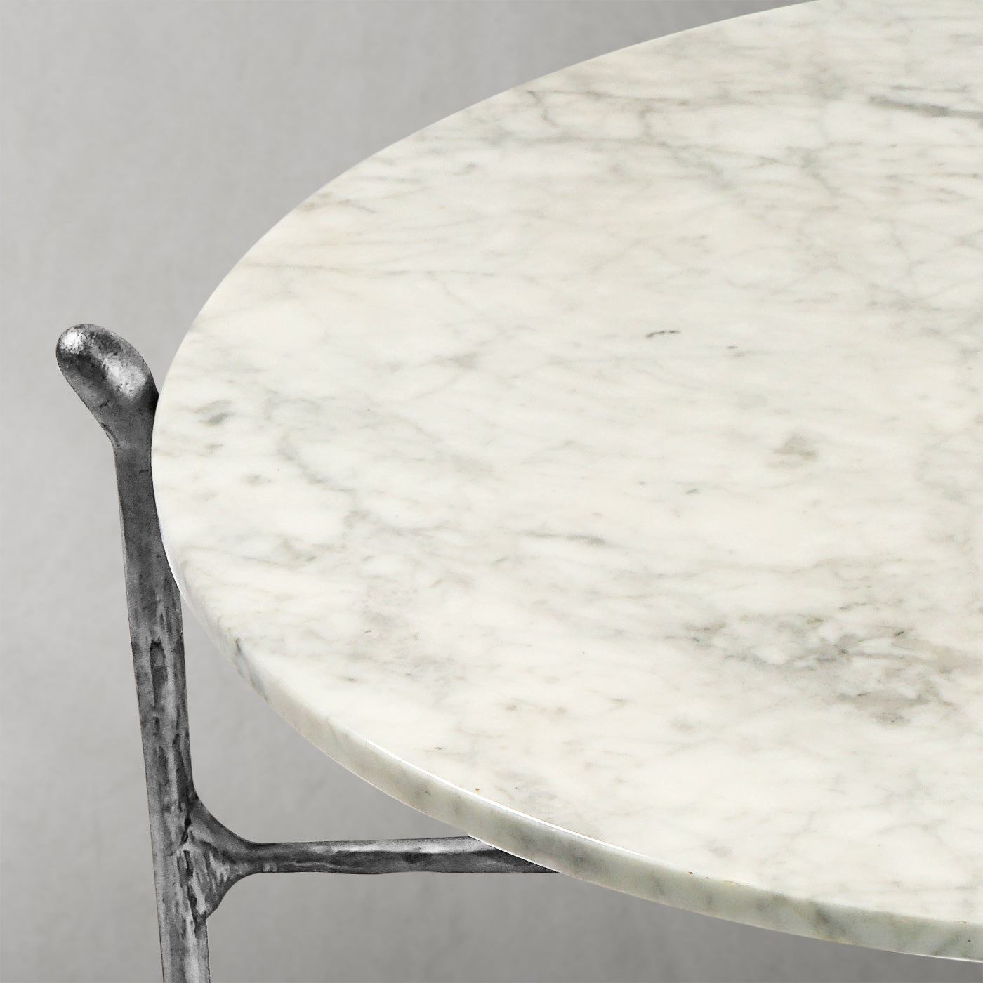 Thaddeus Round Horn Marble Coffee Table & Side Table-Fullstarlighting