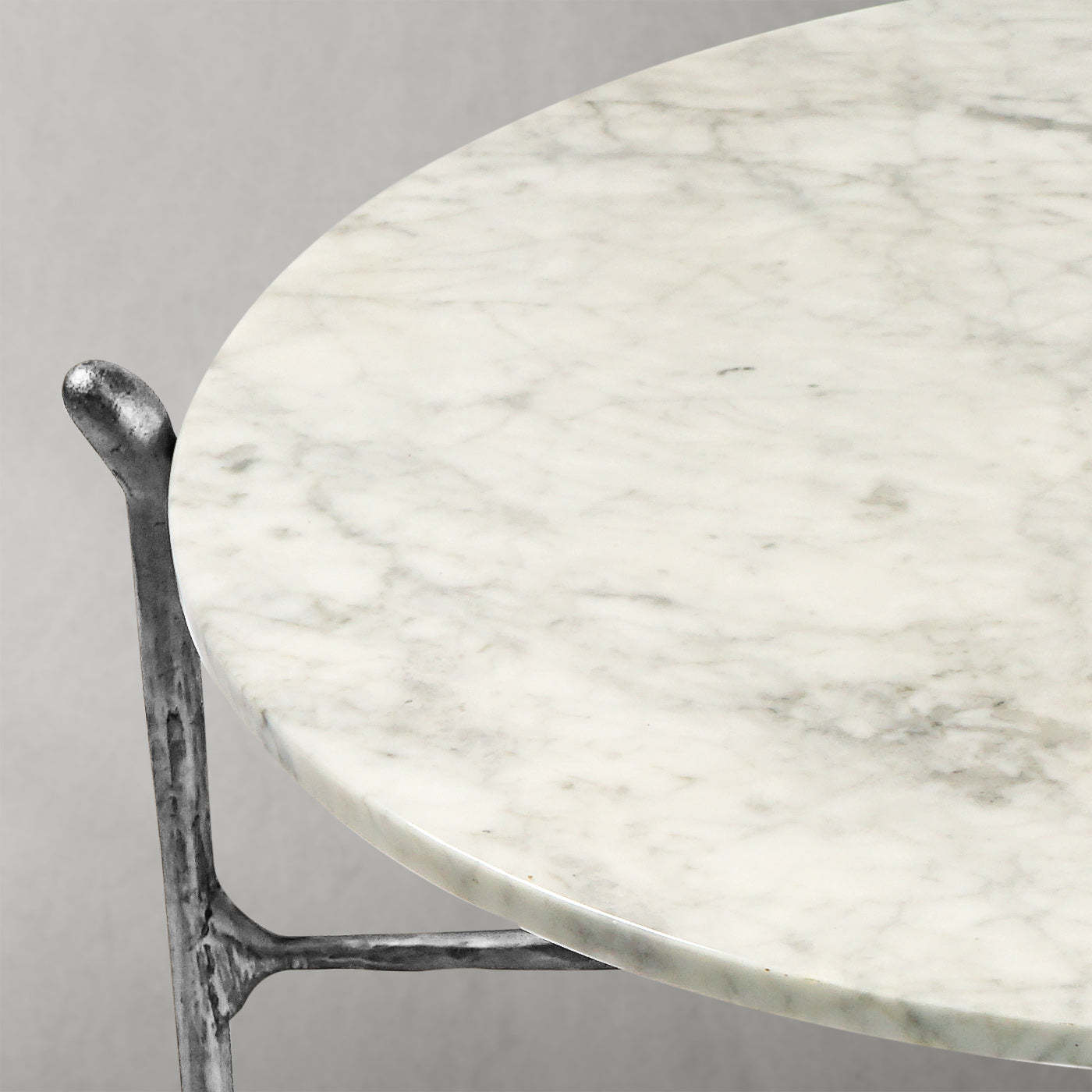 Thaddeus Round Horn Marble Coffee Table & Side Table-Fullstarlighting