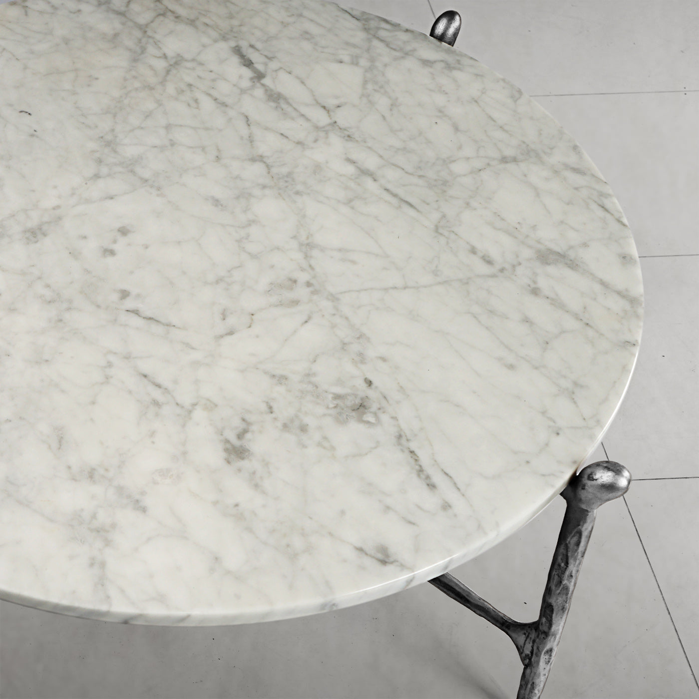 Thaddeus Round Horn Marble Coffee Table & Side Table-Fullstarlighting