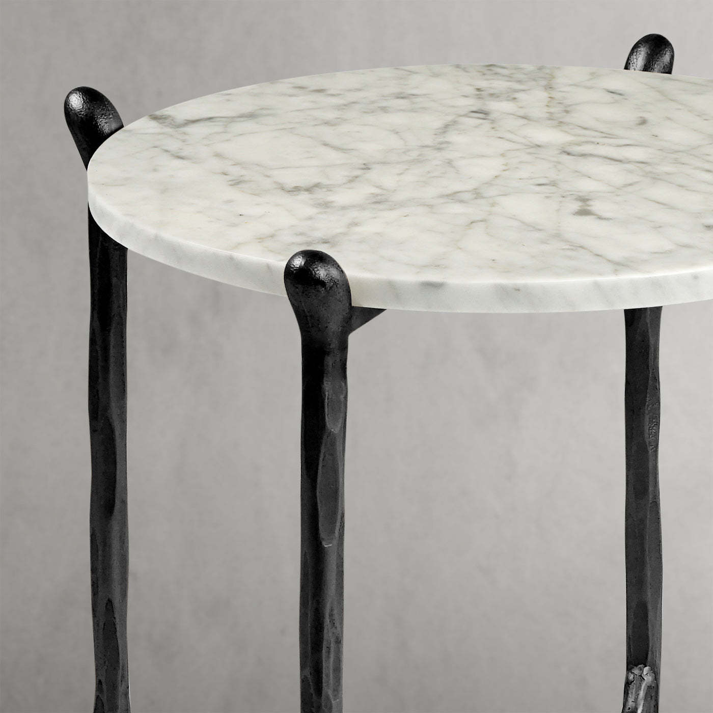 Thaddeus Round Horn Marble Coffee Table & Side Table-Fullstarlighting