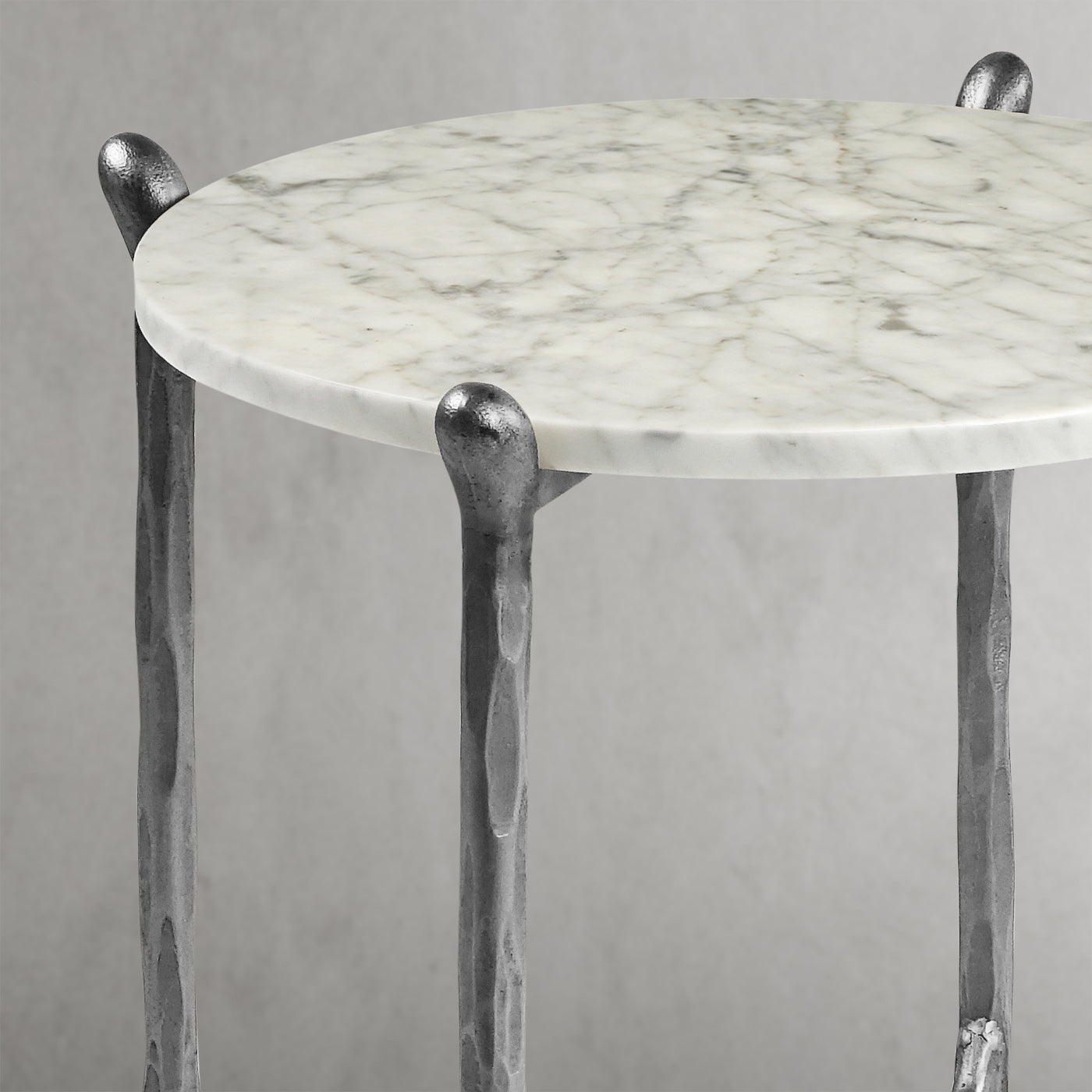 Thaddeus Round Horn Marble Coffee Table & Side Table-Fullstarlighting