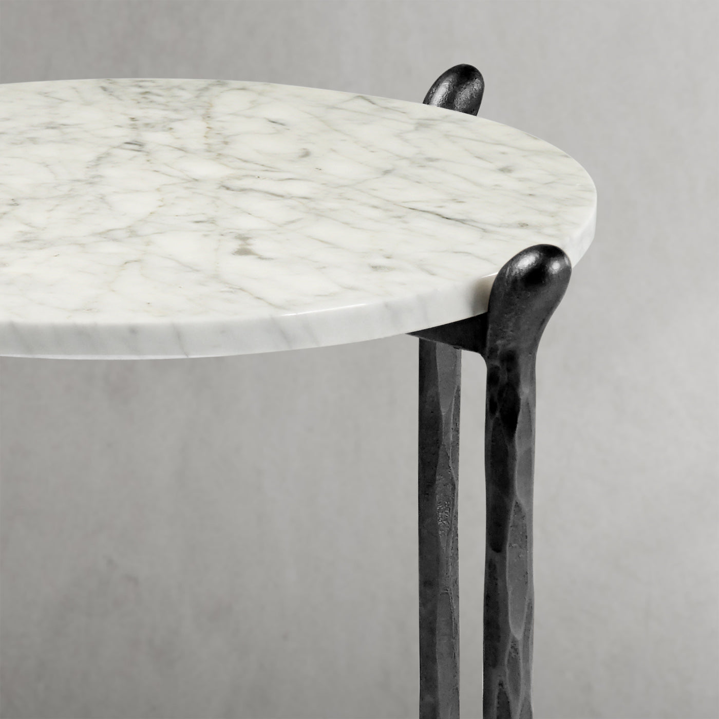 Thaddeus Round Horn Marble Coffee Table & Side Table-Fullstarlighting