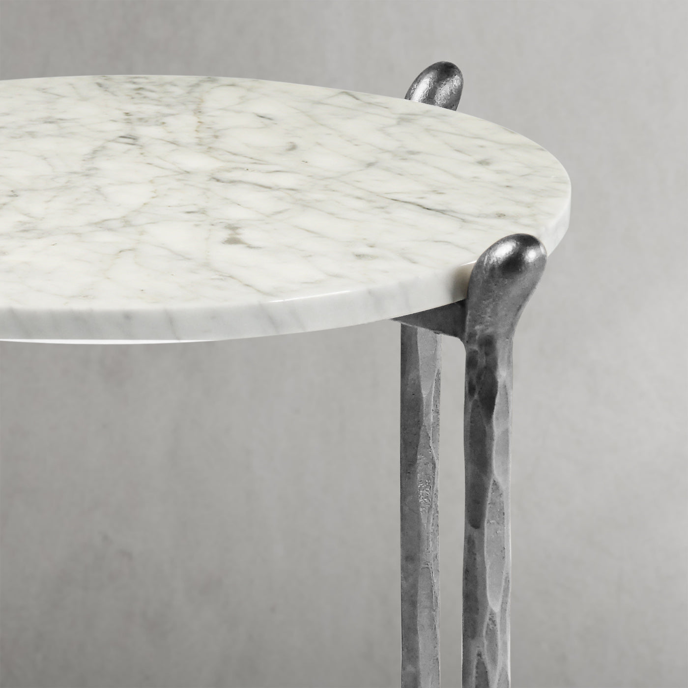Thaddeus Round Horn Marble Coffee Table & Side Table-Fullstarlighting