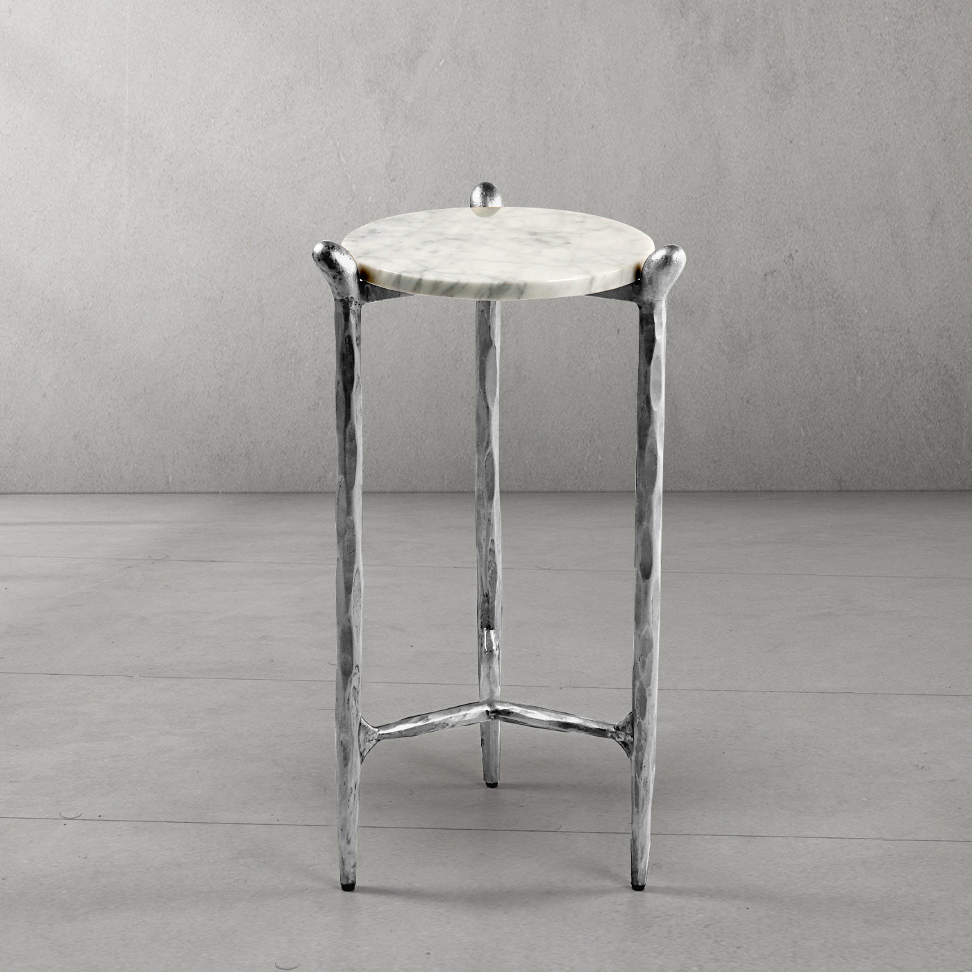 Thaddeus Round Horn Marble Coffee Table & Side Table-Fullstarlighting