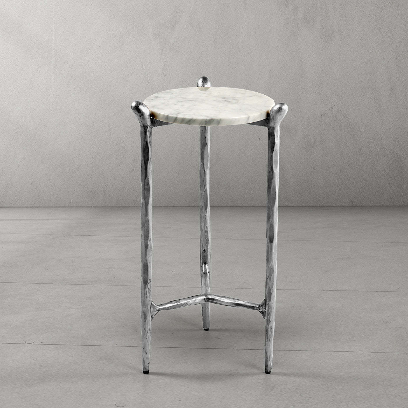 Thaddeus Round Horn Marble Coffee Table & Side Table-Fullstarlighting