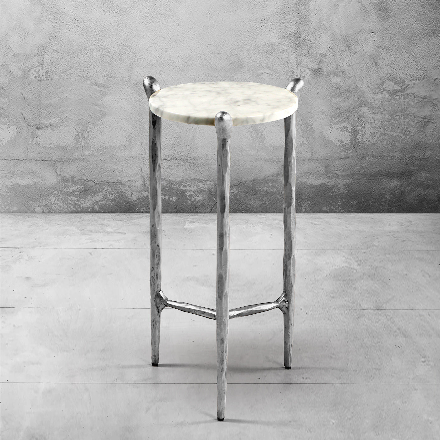 Thaddeus Round Horn Marble Coffee Table & Side Table-Fullstarlighting