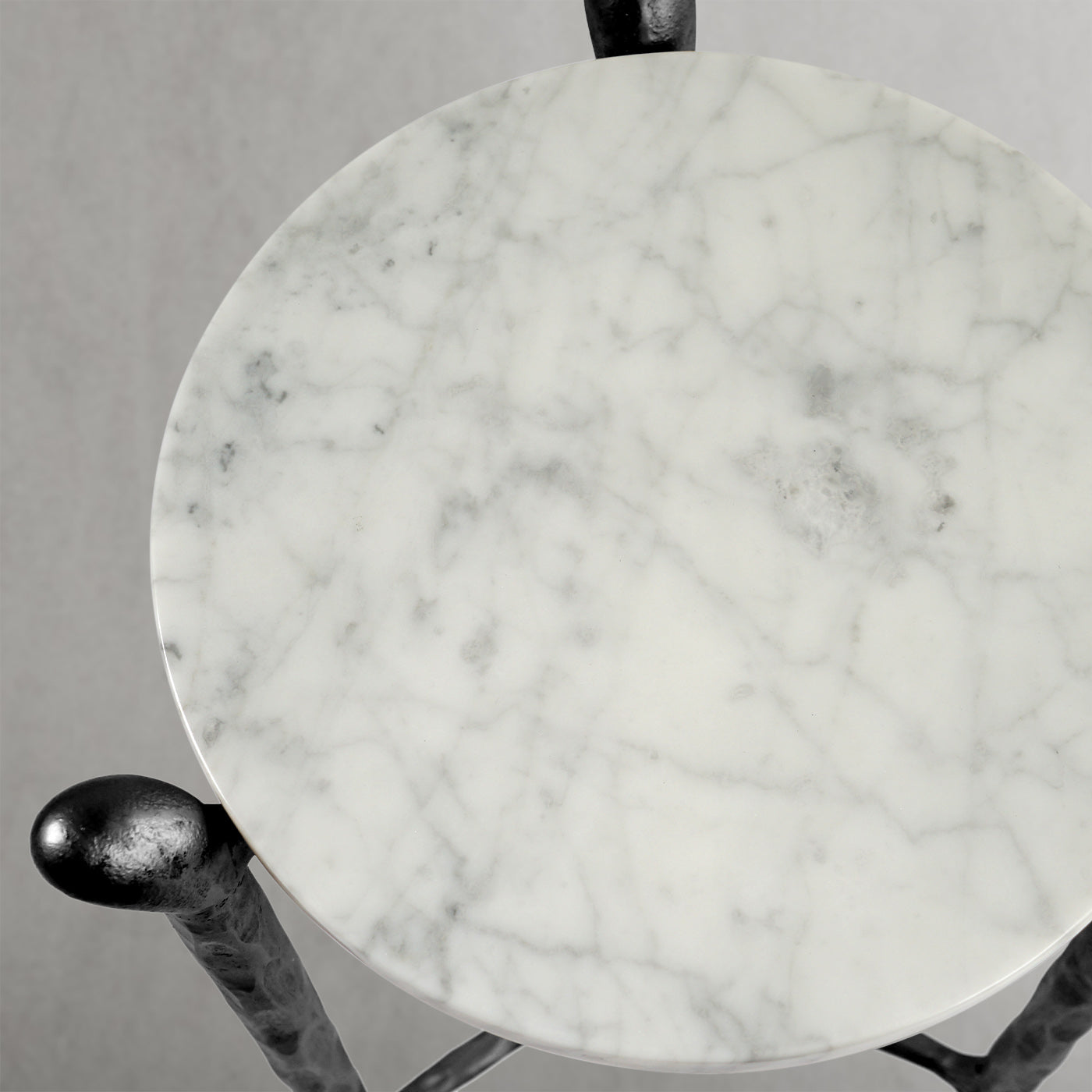 Thaddeus Round Horn Marble Coffee Table & Side Table-Fullstarlighting