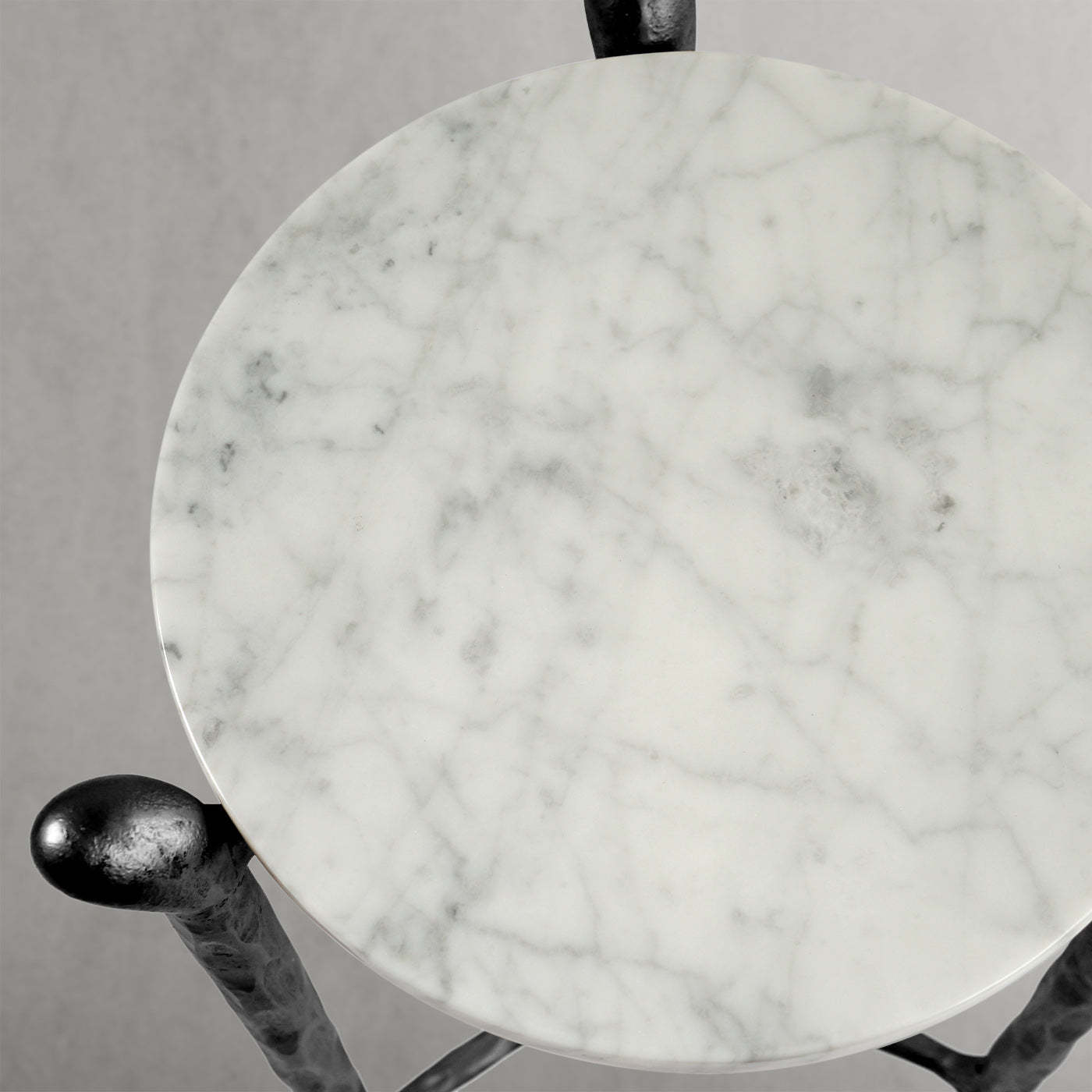 Thaddeus Round Horn Marble Coffee Table & Side Table-Fullstarlighting