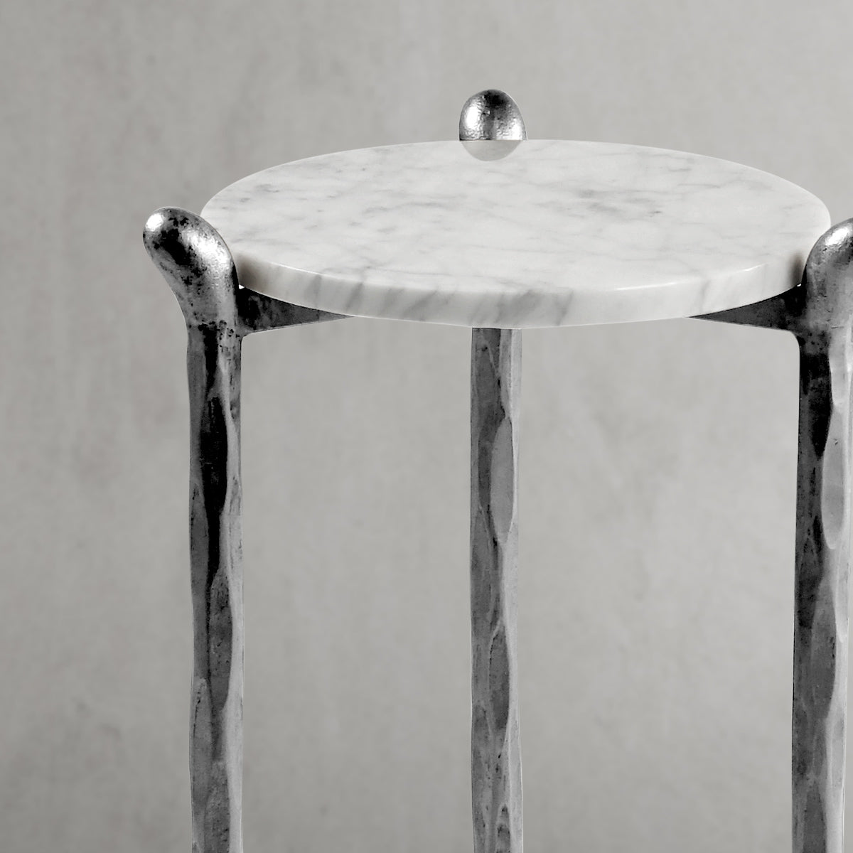 Thaddeus Round Horn Marble Coffee Table & Side Table-Fullstarlighting