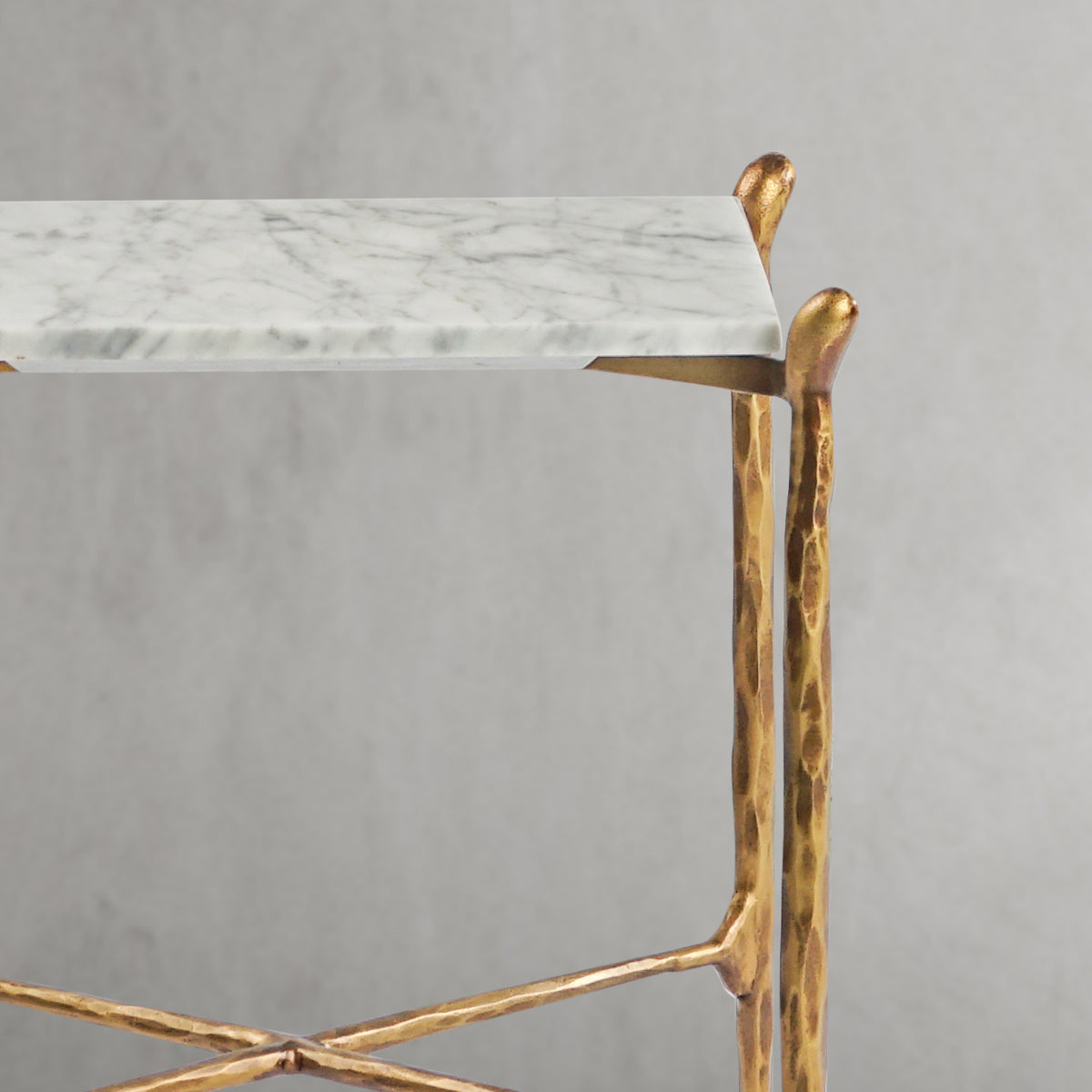 Thaddeus Square Marble Side Table-Fullstarlighting