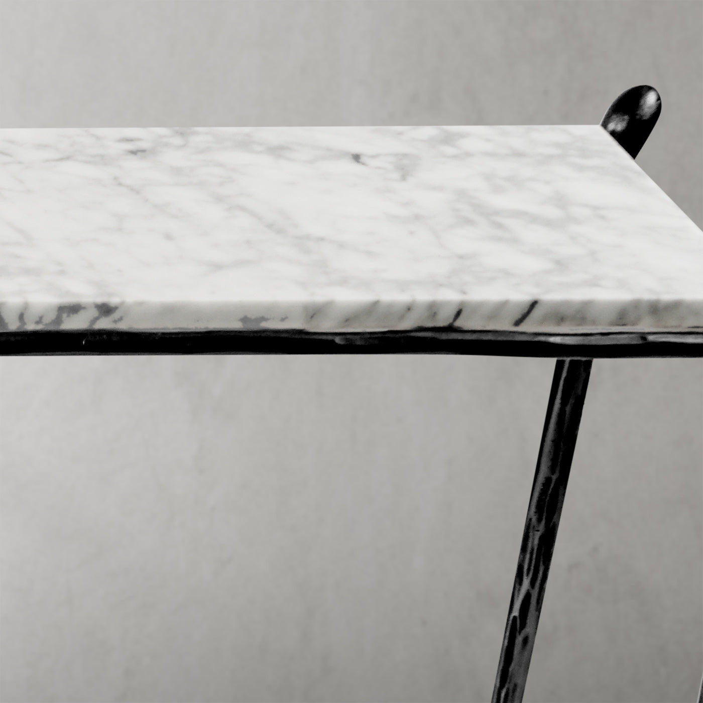Thaddeus Rectangle Horn Marble Console Table-Fullstarlighting