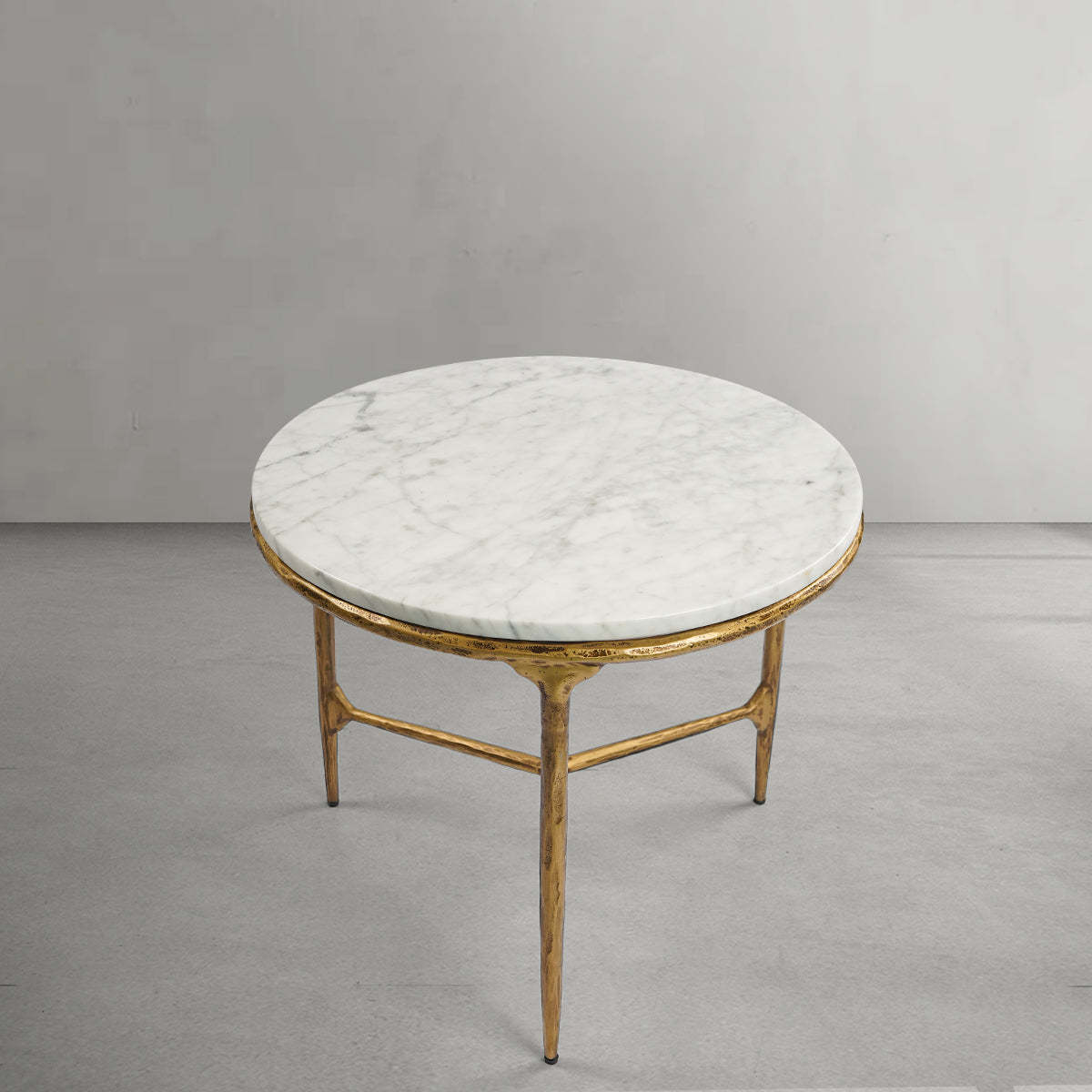 Thaddeus Marble Round Side Table-Fullstarlighting