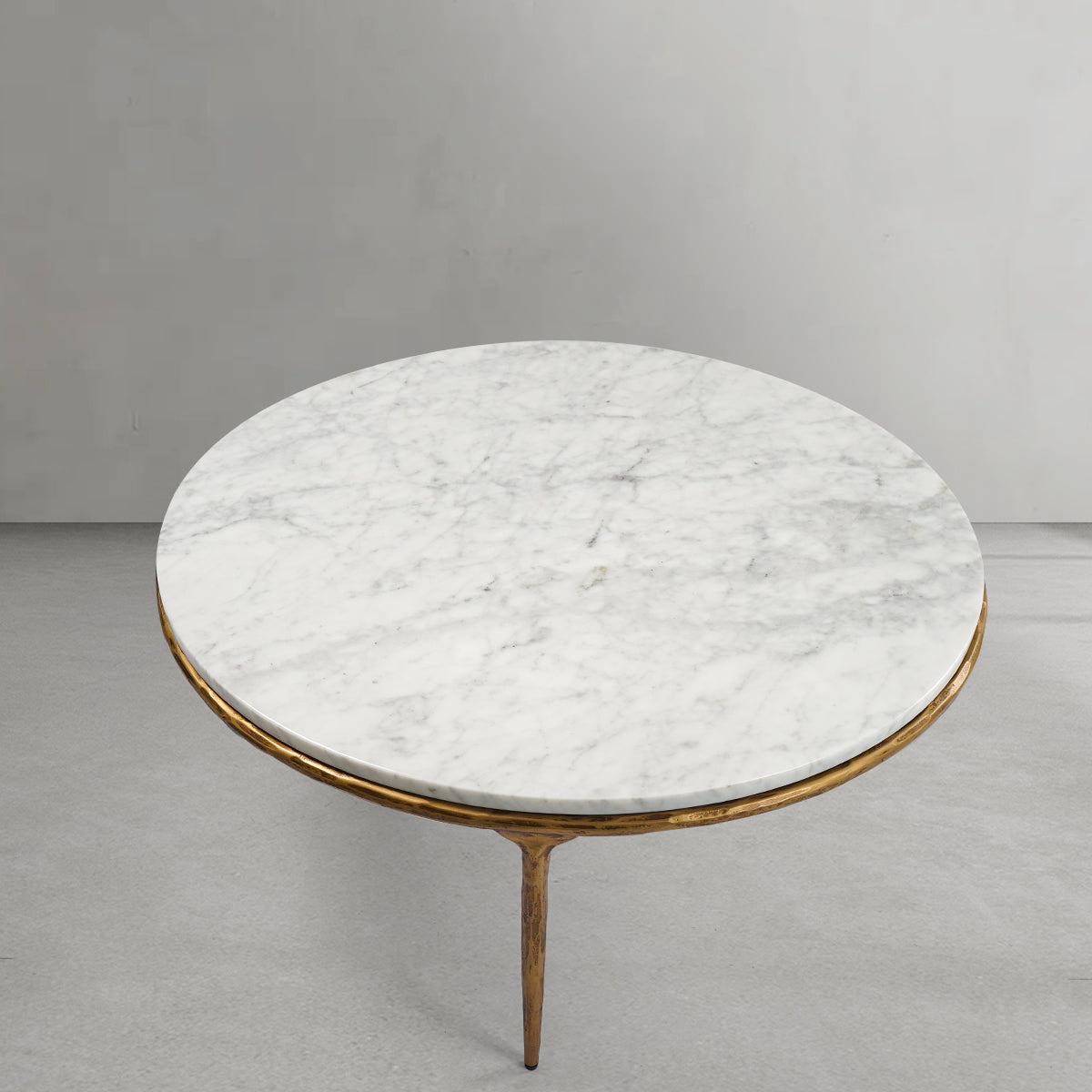 Thaddeus Marble Round Coffee Table-Fullstarlighting