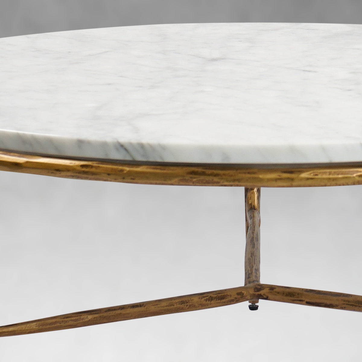 Thaddeus Marble Round Coffee Table-Fullstarlighting