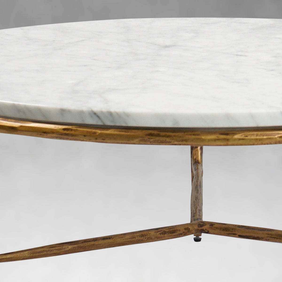 Thaddeus Marble Round Coffee Table-Fullstarlighting