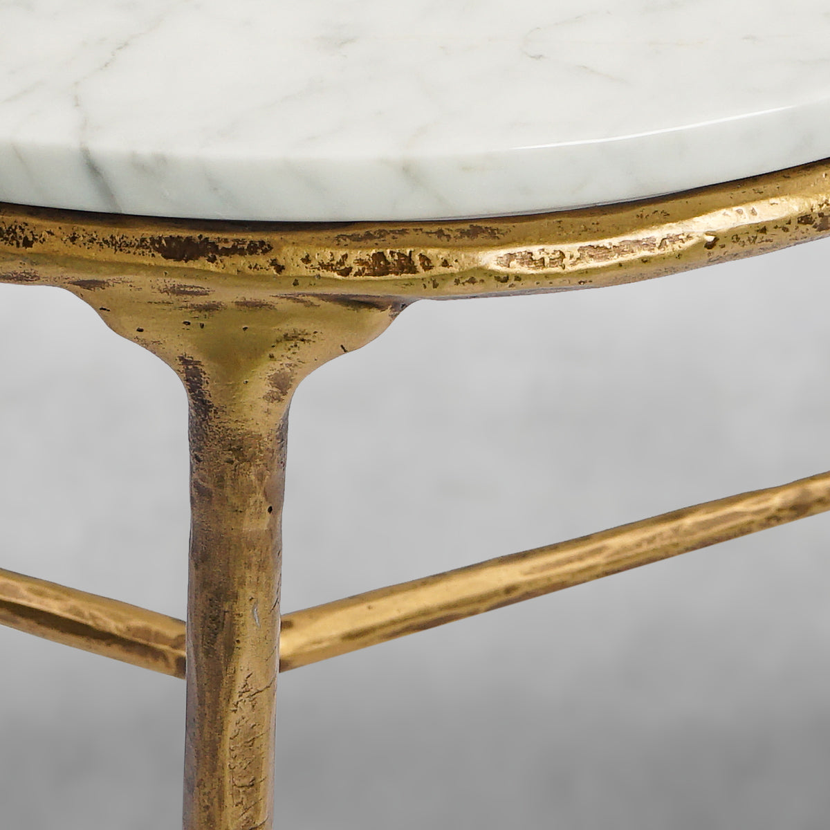 Thaddeus Marble Round Side Table-Fullstarlighting