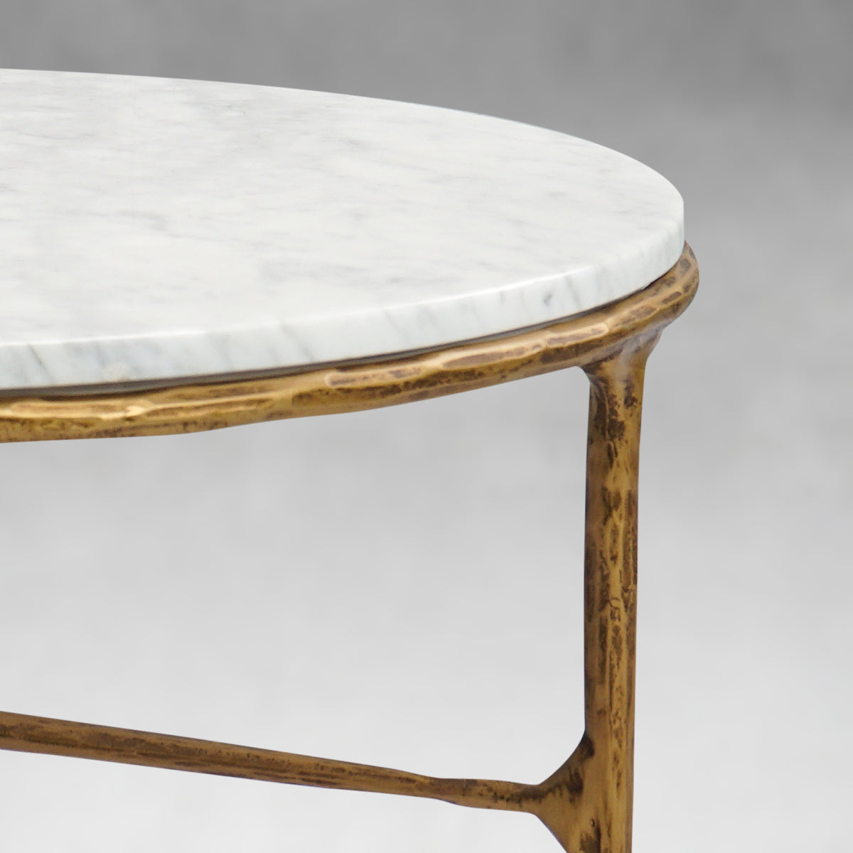 Thaddeus Marble Round Coffee Table-Fullstarlighting