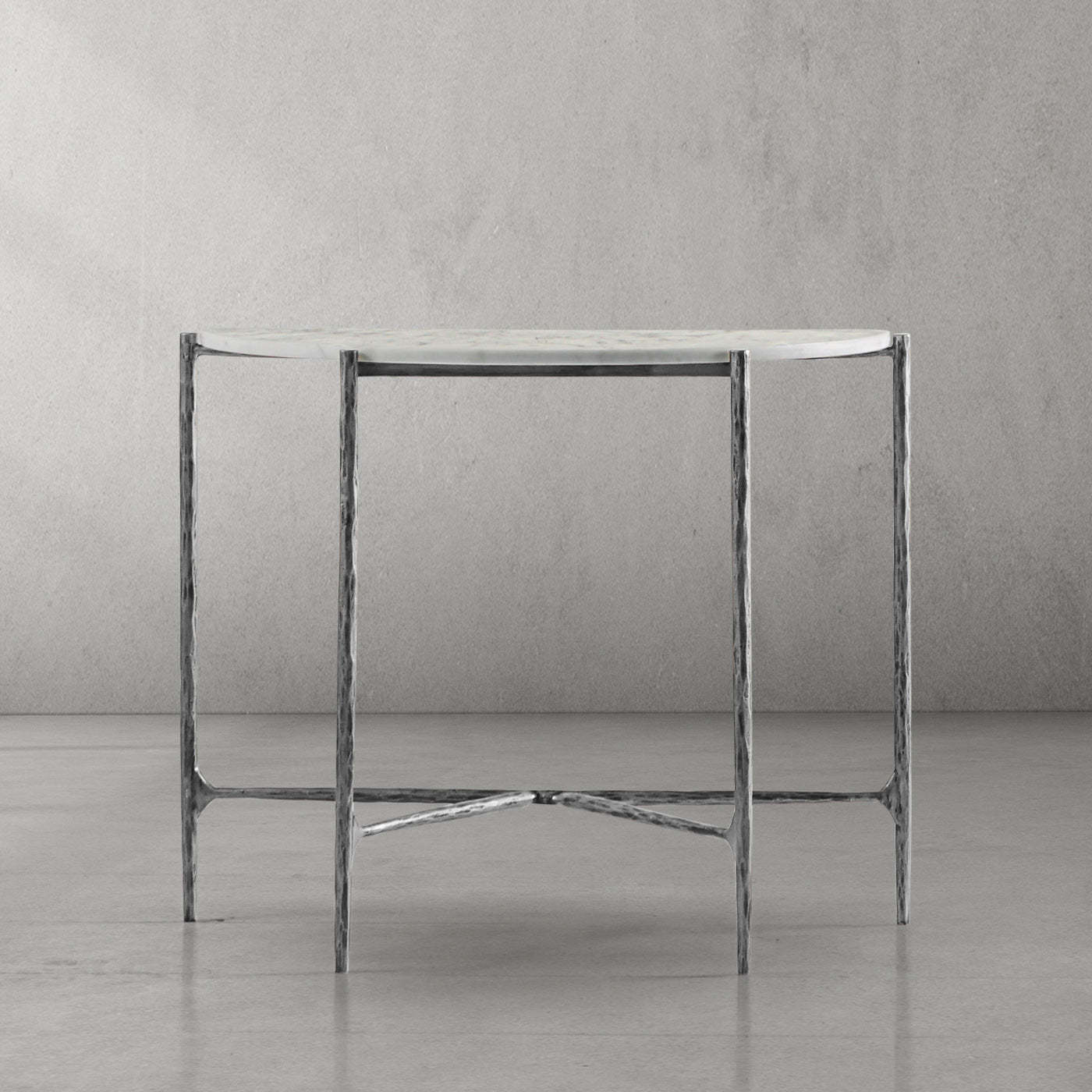 Thaddeus Semi-circle Console Table-Fullstarlighting