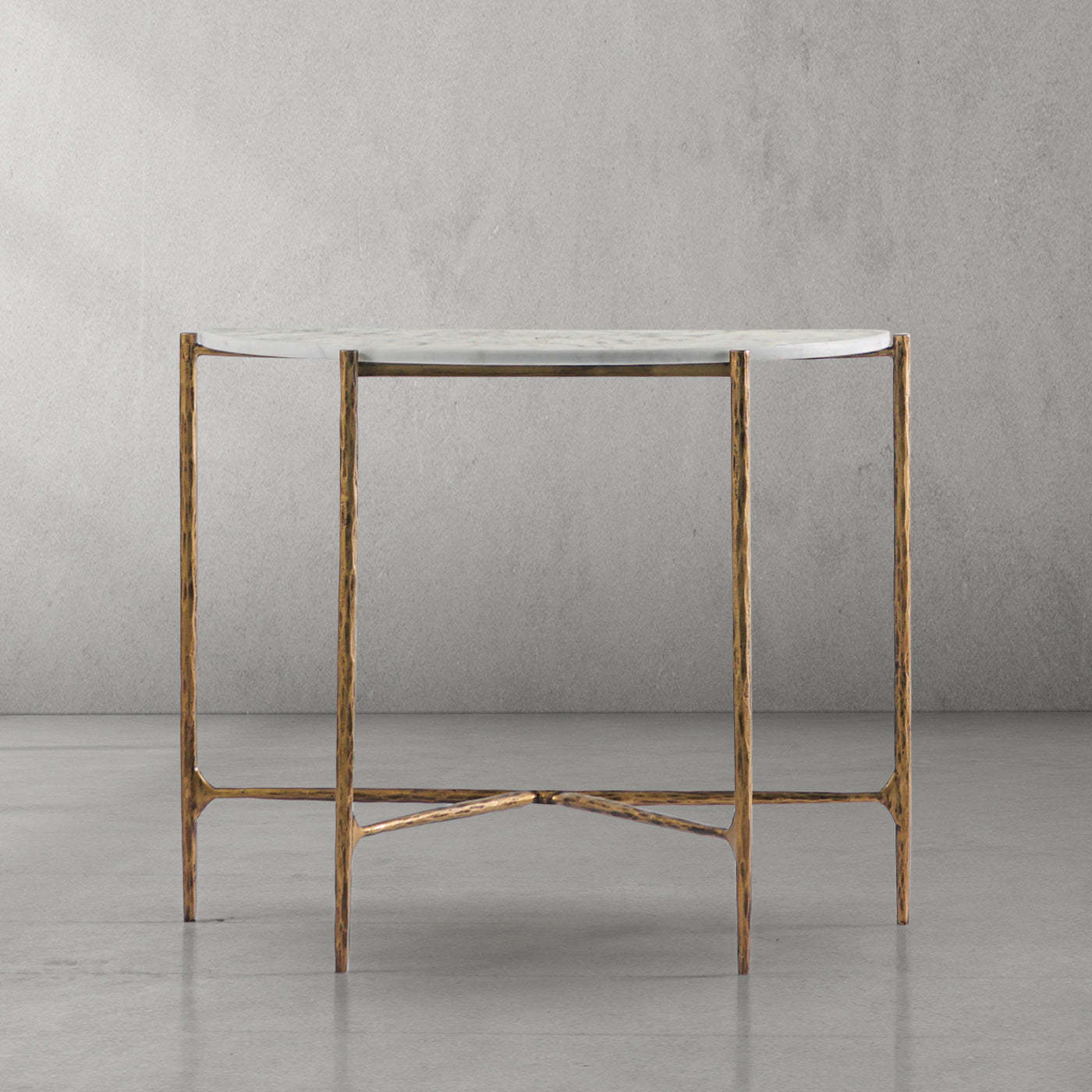 Thaddeus Semi-circle Console Table-Fullstarlighting