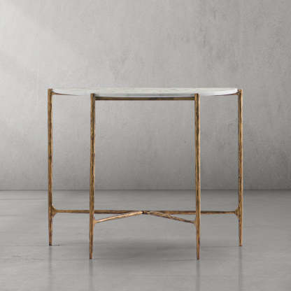 Thaddeus Semi-circle Console Table-Fullstarlighting