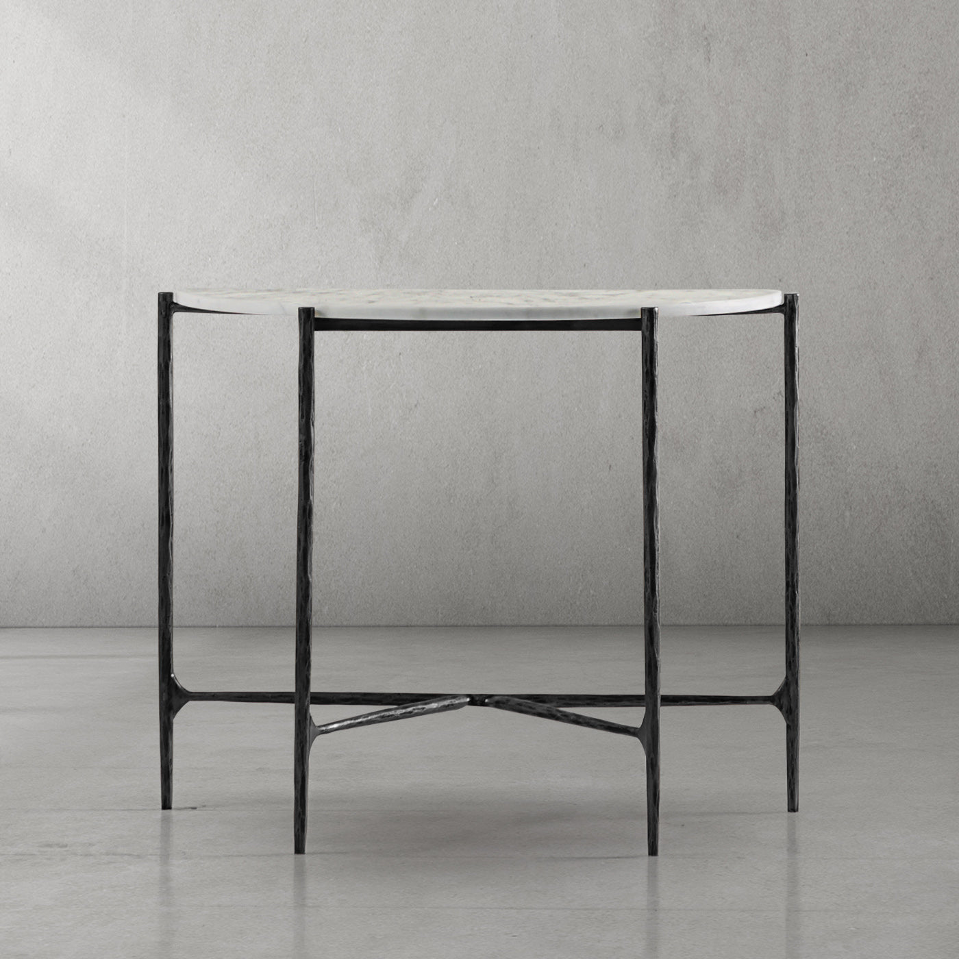 Thaddeus Semi-circle Console Table-Fullstarlighting