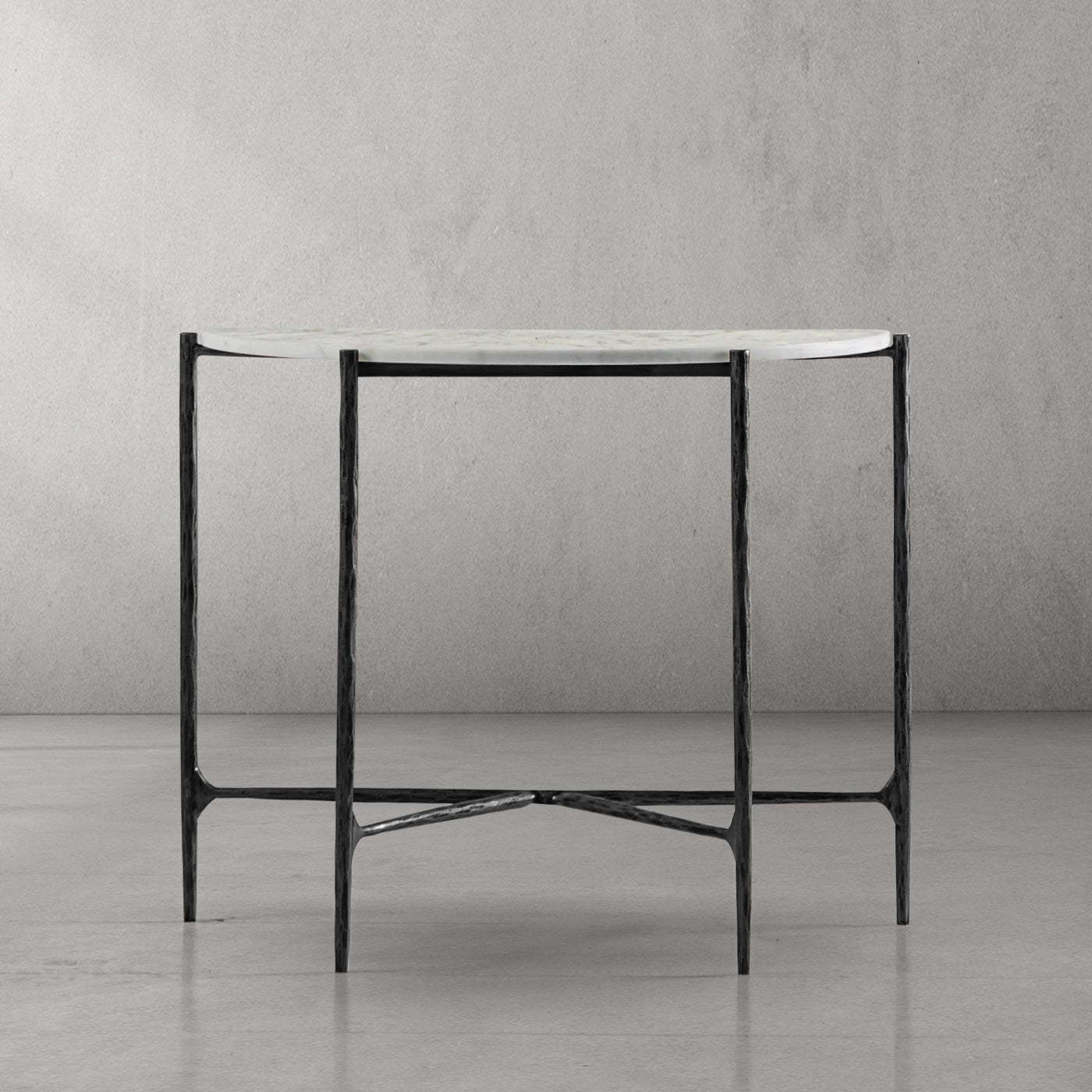 Thaddeus Semi-circle Console Table-Fullstarlighting
